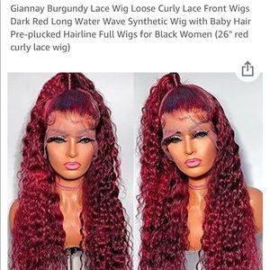 26” synthetic wig